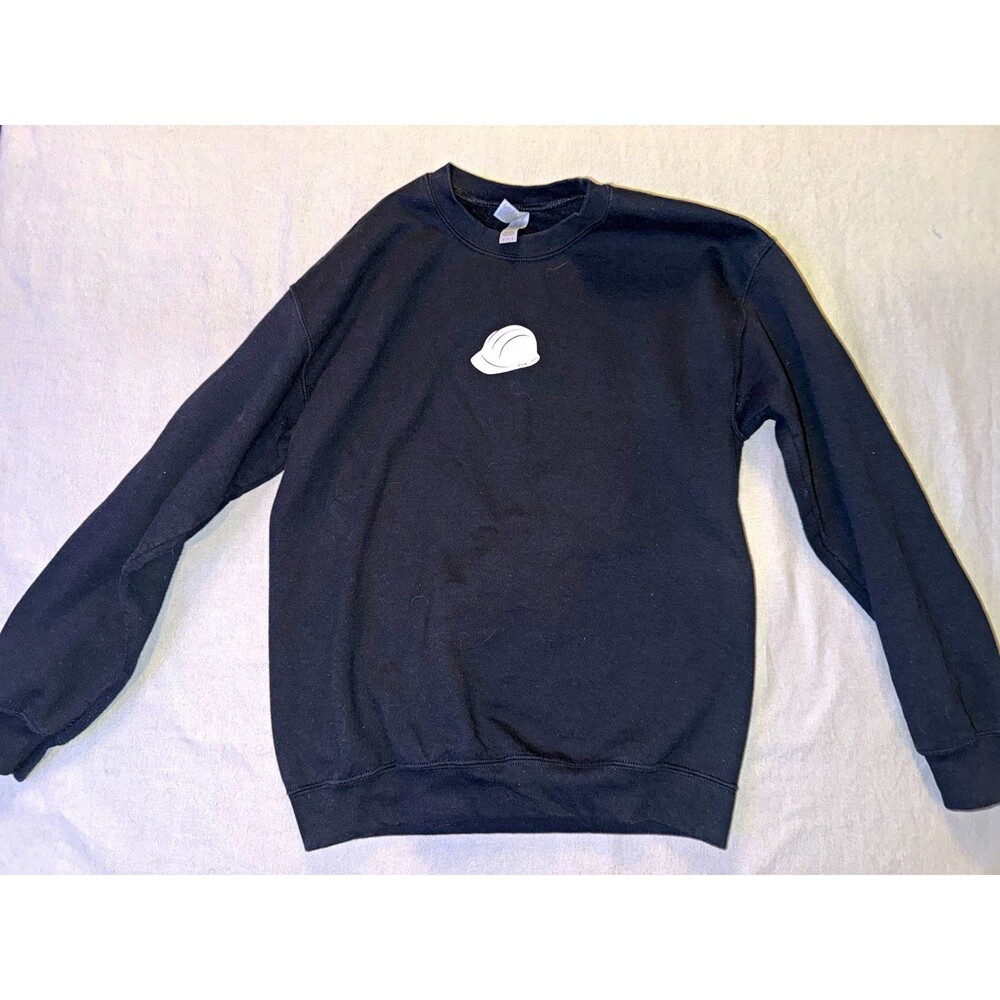 Gildan Heavy Blend Pullover Sweatshirt Black Crewneck Long Sleeve M Girls Rule